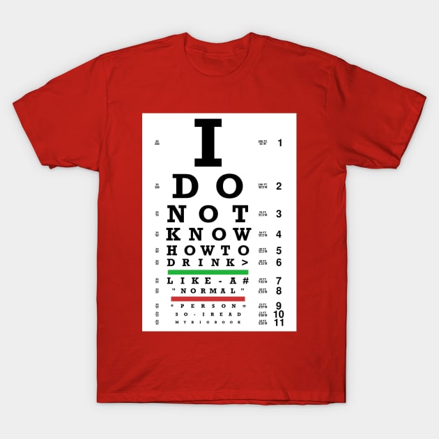 Eye Exam  - Sobriety Program Twelve Steps T-Shirt by RecoveryTees